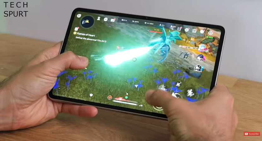 RedMagic Astra 2 gaming tablet performance evaluation with active gameplay.